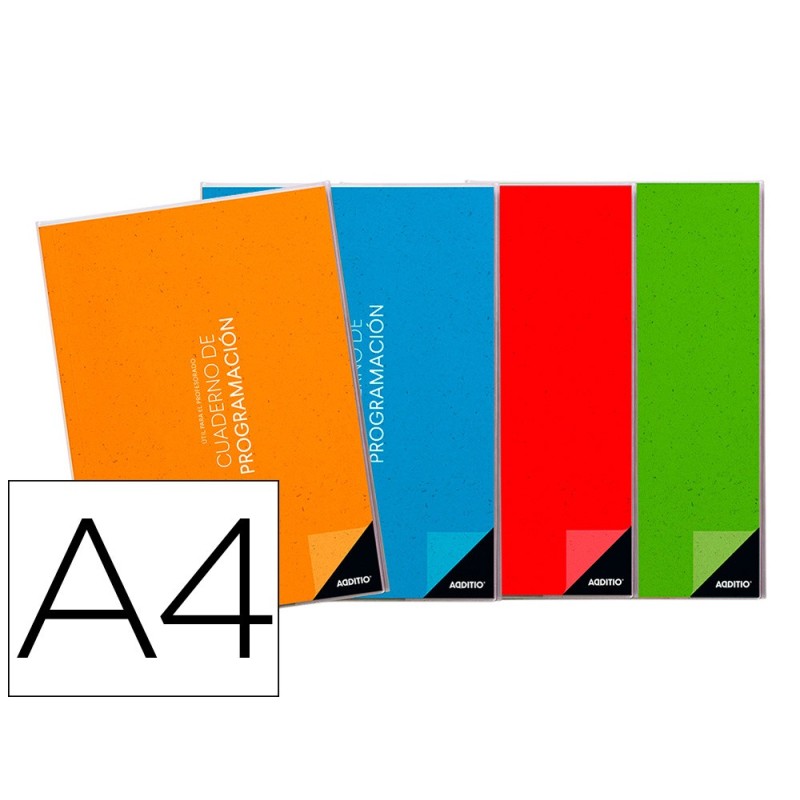 CUADERNO DE PROGRAMACION ADDITIO A4 PLAN MENSUAL Y PROGRAMACION SEMANAL DEL CURSO SIN FECHAS