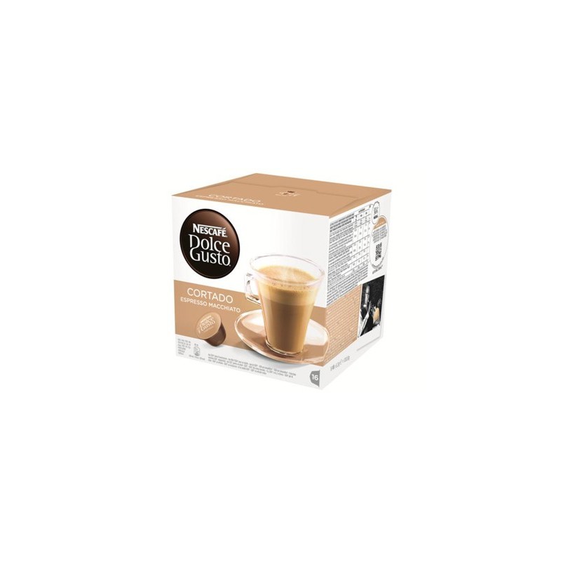 CAFE DOLCE GUSTO CORTADO MONODOSIS CAJA DE 16 UNIDADES