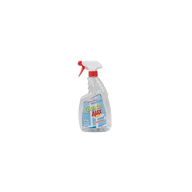 LIMPIACRISTALES LIQUIDO CRISTASOL CRISTALINO CON PISTOLA PULVERIZADORA 750 ML