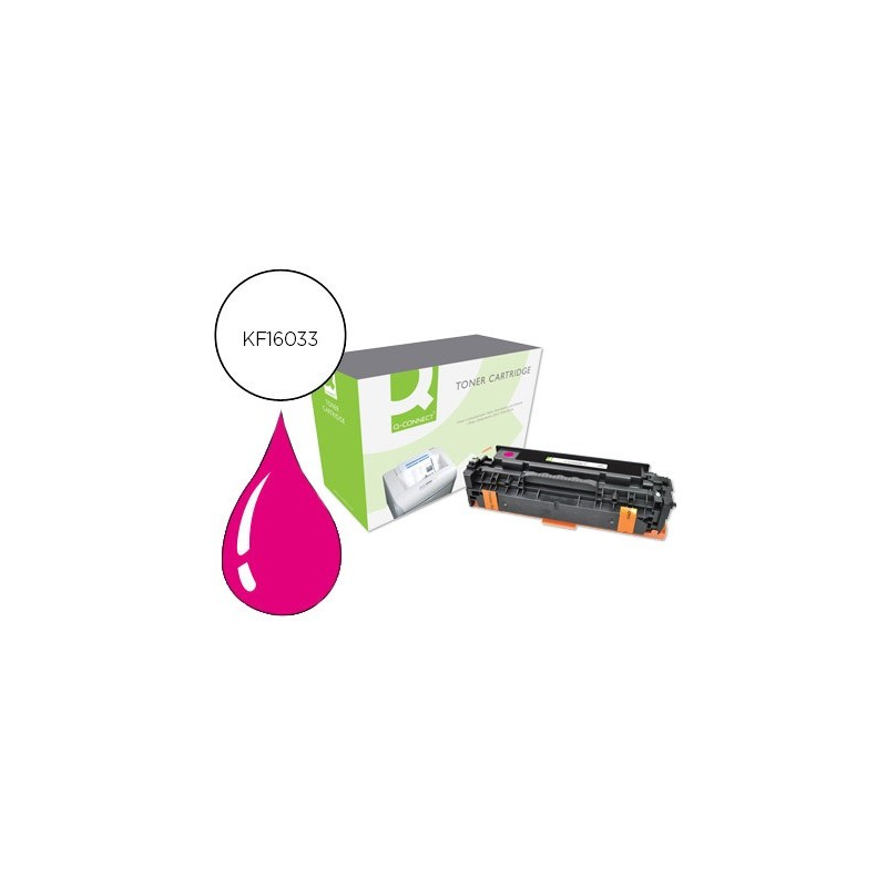 TONER Q-CONNECT COMPATIBLE HP CE413A COLOR LASERJET M351A / 451DN / 451NW / 375NW / 475DN MAGENTA 2.600 PAG