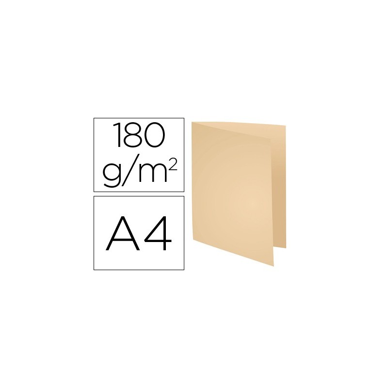 SUBCARPETA CARTULINA RECICLADA EXACOMPTA DIN A4 CREMA 170 GR
