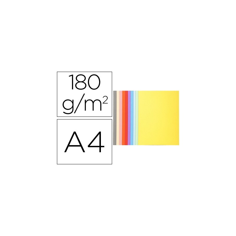 SUBCARPETA CARTULINA RECICLADA EXACOMPTA DIN A4 10 COLORES SURTIDOS 170 GR