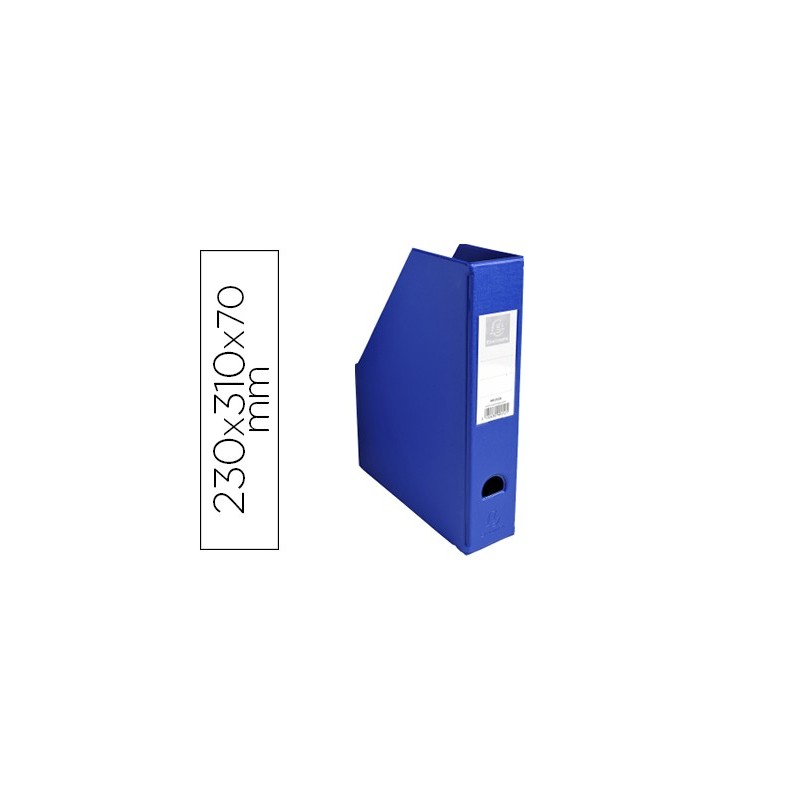 REVISTERO EXACOMPTA PVC LOMO 70MM COLOR AZUL 230X310X70 MM