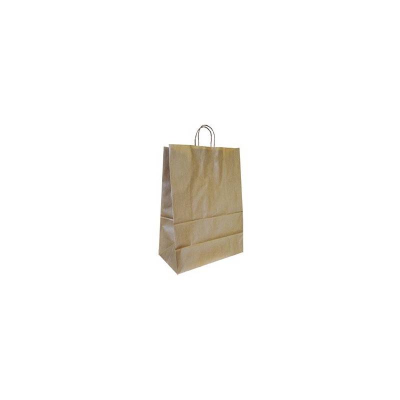BOLSA KRAFT Q-CONNECT NATURAL ASA RETORCIDA 270X120X360 MM