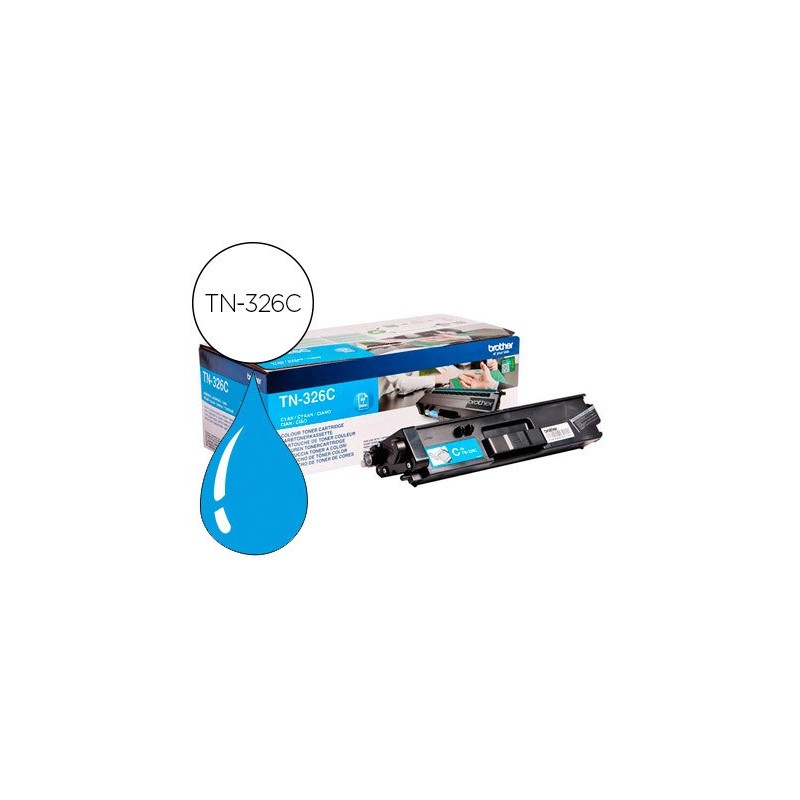 TONER BROTHER TN-326C HLL8250CDN / HLL8350CDW ALTA CAPACIDAD CIAN 3500 PAG