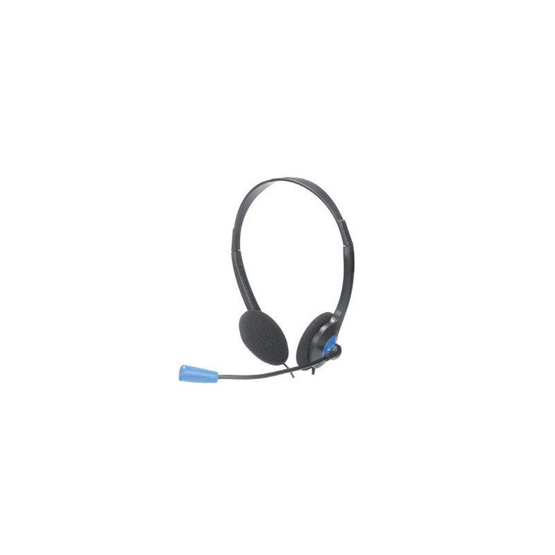AURICULAR NGS HEADSET MS103 CON MICROFONO Y CONTROL VOLUMEN COLOR NEGRO