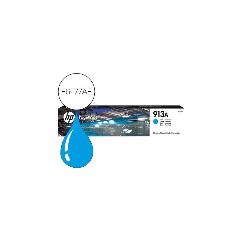 INK-JET HP JET 913A PAGEWIDE 352 / 377 / 452 / 477 / P55250 / P57750 CIAN 3000 PAGINAS