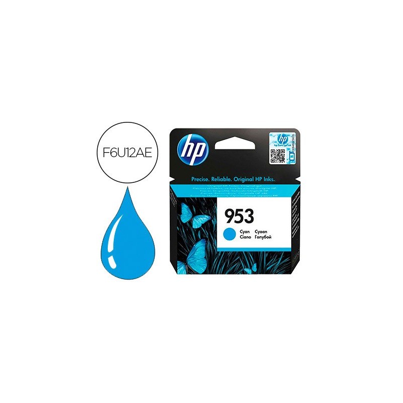 INK-JET HP JET 953 OFFICEJET PRO 8210 / 8710 / 8725 / 7730 630 PAGINAS CIAN
