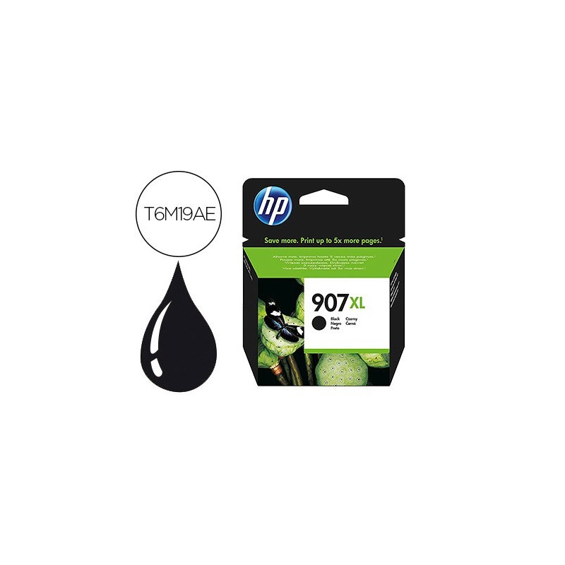 INK-JET HP JET 907XL OFFICEJET PRO 6960 / 6970 / 6974 NEGRO 1500 PAGINAS