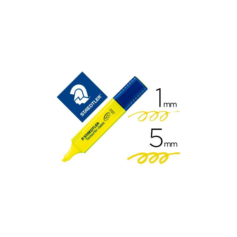 ROTULADOR STAEDTLER TEXTSURFER CLASSIC 364 FLUORESCENTE AMARILLO
