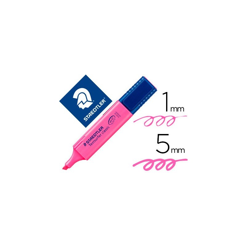 ROTULADOR STAEDTLER TEXTSURFER CLASSIC 364 FLUORESCENTE ROSA