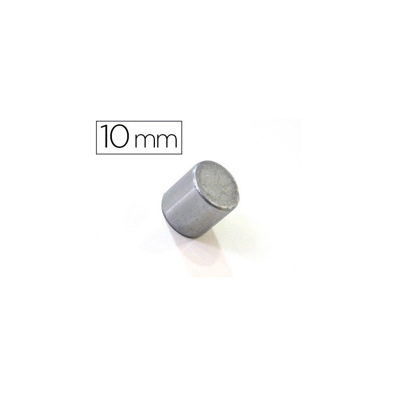 IMANES EXTRAFUERTES BI-OFFICE SUJECION IDEAL PARA PIZARRA MAGNETICAS 10 MM PLATEADOS BLISTER DE 2 IMANES