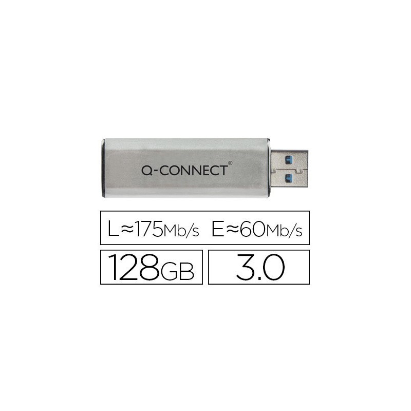 MEMORIA USB Q-CONNECT FLASH 128 GB 3.0