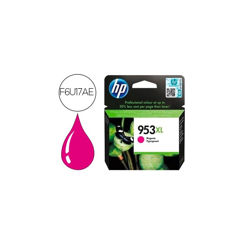 INK-JET HP 953XL OFFICEJET PRO 7730 / 8218 / 8710 / 8715 / 8720 / 8725 / 8730 / 8740 / 8745 MAGENTA 1.450 PAG
