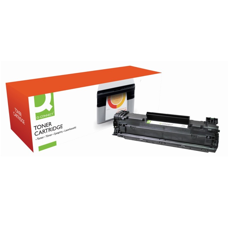 TONER Q-CONNECT COMPATIBLE HP CE285A PARA LASERJET P1102/P1102W/M1212NF MFP/M1217NFW MFP/M1132MFP -1.600PAG- NEGRO