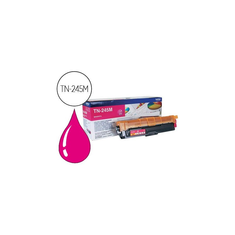 TONER BROTHER TN-245M 2200 PAG HL3140CW/3150CDW/3170CDW DCP9020CDW/MFC9140CDN /9330CDW/9340CDW MAGENTA