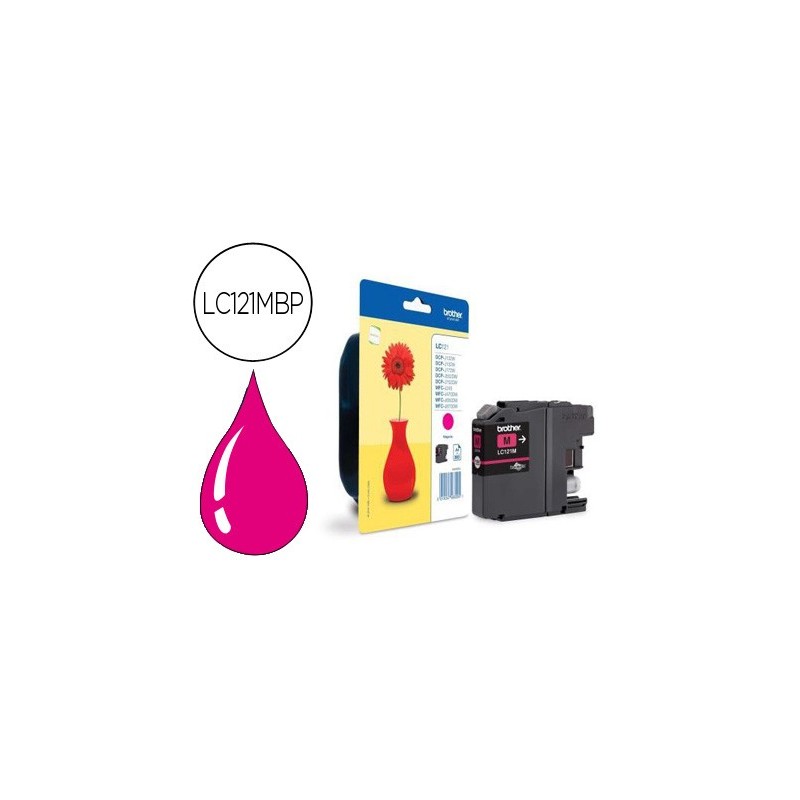 INK-JET BROTHER DCP-J132W/152W/552DW/752DW & MFC-J470DW/650DW/870DW MAGENTA -300 PAG