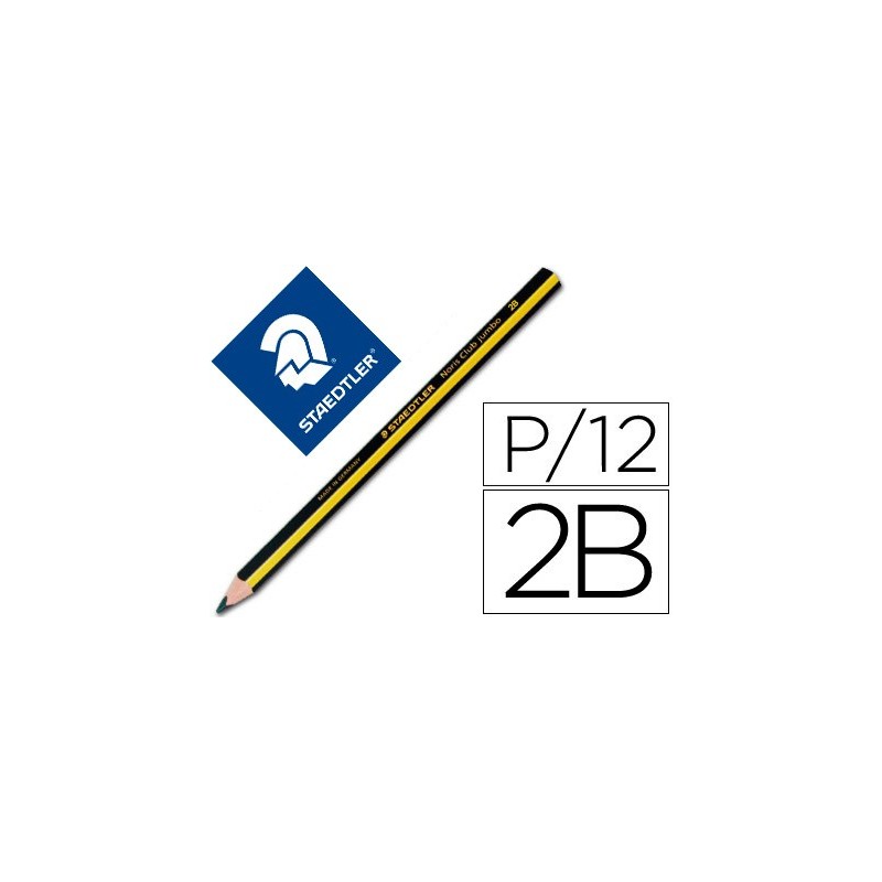 LAPICES DE GRAFITO STAEDTLER TRIPLUS JUMBO HB UNIDAD