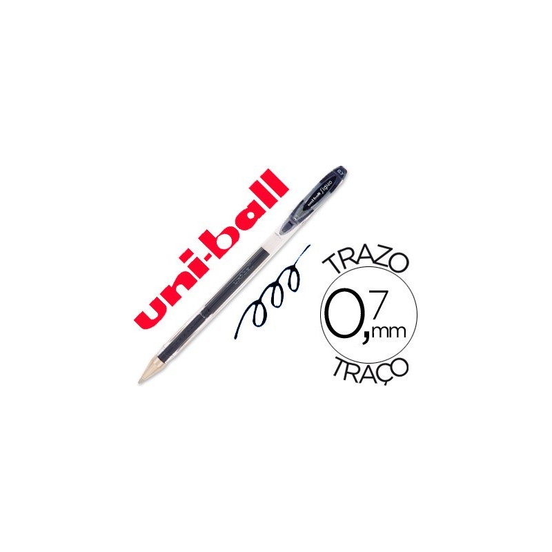 BOLIGRAFO UNI-BALL ROLLER UM-120 SIGNO 0,7 MM TINTA GEL COLOR NEGRO