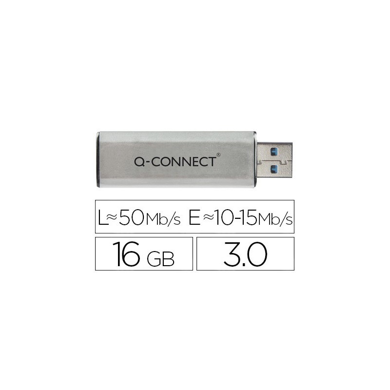 MEMORIA USB Q-CONNECT FLASH 16 GB 3.0