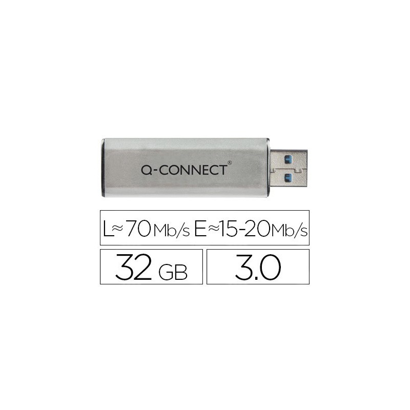 MEMORIA USB Q-CONNECT FLASH 32 GB 3.0