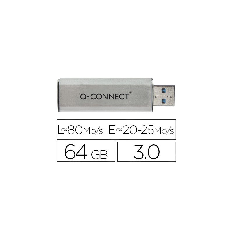 MEMORIA USB Q-CONNECT FLASH 64 GB 3.0