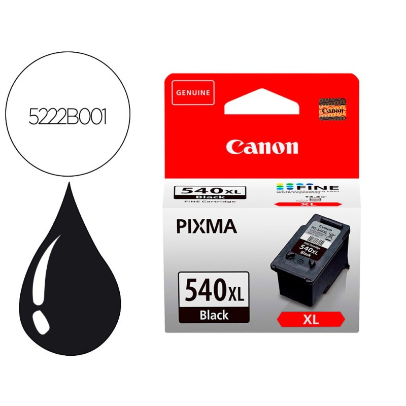 INK-JET CANON PG-540XL NEGRO PIXMA MG2150/3150/3250/3550 21 ML ALTA CAPACIDAD