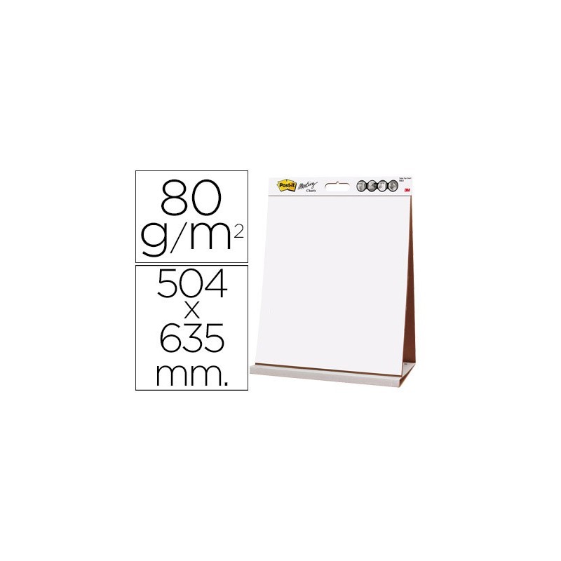 BLOC CONGRESO POST-IT LISO RECICLADO 504 X 635 MM CON 20 HOJAS