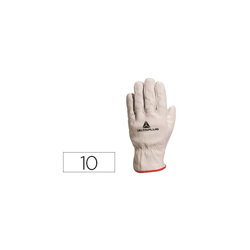 GUANTES DELTAPLUS PIEL VACUNO ESPECIAL PARA TODO TIPO DE TRABAJOS EL MAS VENDIDO DEL MERCADO TALLA 10