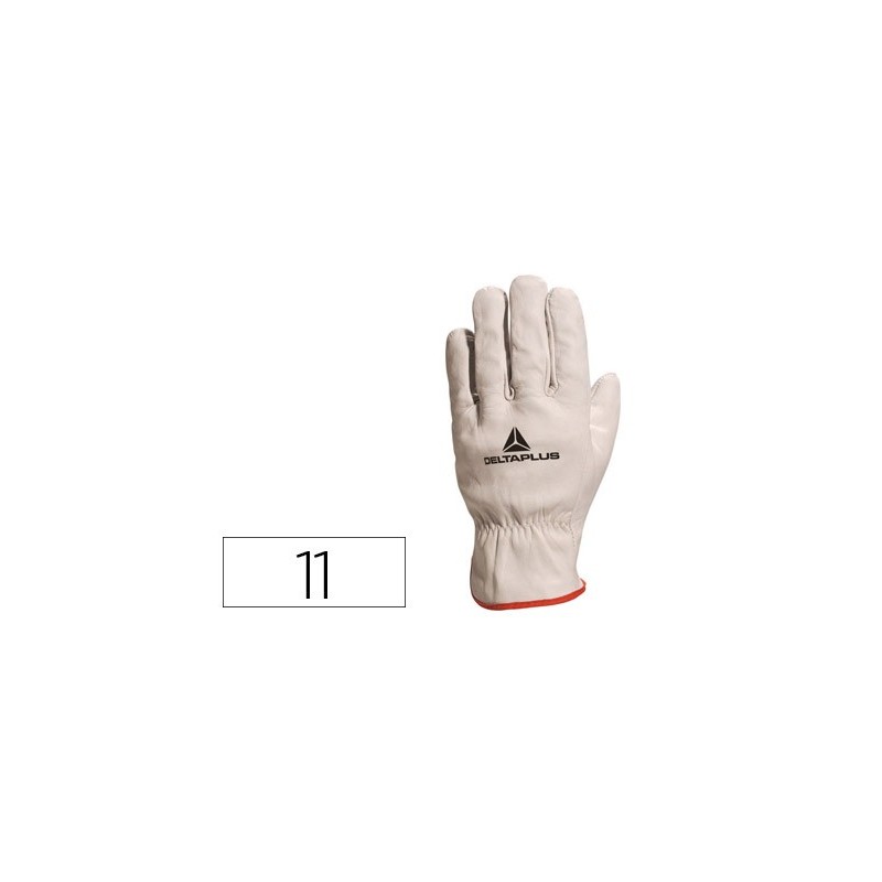GUANTES DELTAPLUS PIEL VACUNO ESPECIAL PARA TODO TIPO DE TRABAJOS EL MAS VENDIDO DEL MERCADO TALLA 11