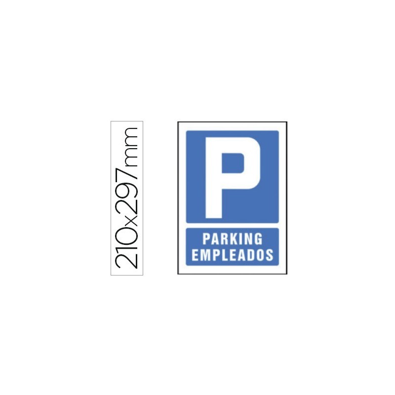 PICTOGRAMA SYSSA SEAL DE PARKING EMPLEADOS EN PVC 210X297 MM