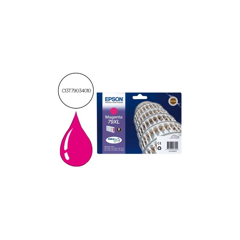INK-JET EPSON 79XL 900P WF 4630 / 4640 / 5110 / 5620 / 5690 / 5690 MAGENTA -2.000 PAG-