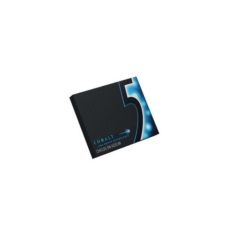 CHICLE FIVE SABOR MENTA ESTUCHE DE 12 CHICLES