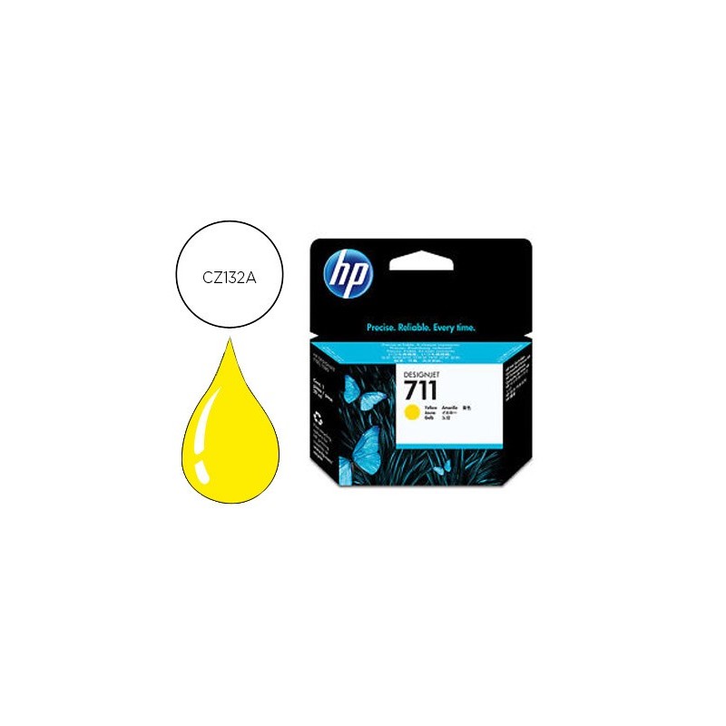 INK-JET HP N.711 AMARILLO 29 ML DESIGNJET T120 / T520