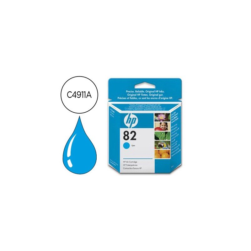 INK-JET HP DESIGNJET 500/800 P RINTER SERIES N.82 CIAN