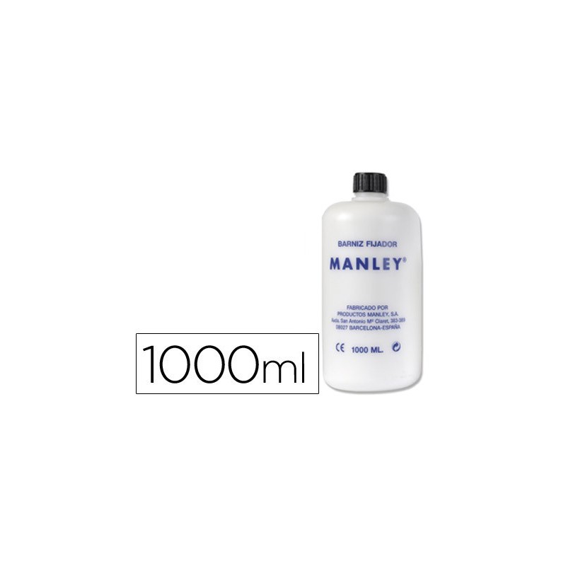 BARNIZ FIJATIVO MANLEY ACABADO BRILLANTE BOTE DE 1000ML