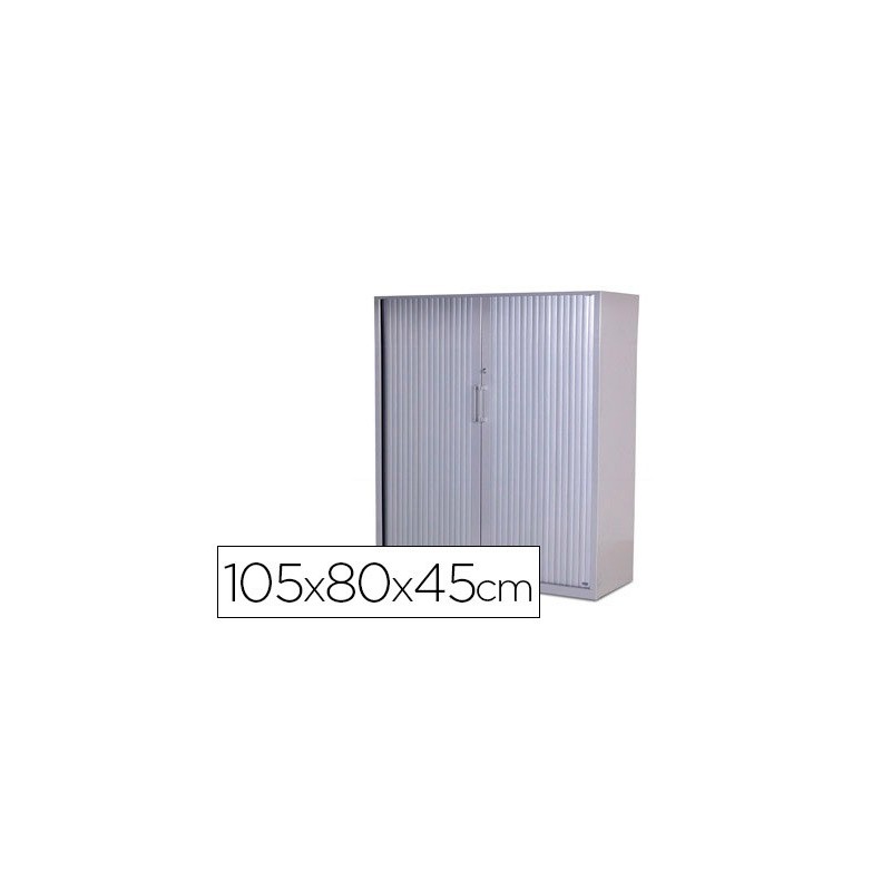 ARMARIO METALICO ROCADA DOS PUERTAS TIPO PERSIANA INCLUYE DOS BALDA SERIE STORE 105X80X45 CM ACABADO AC00