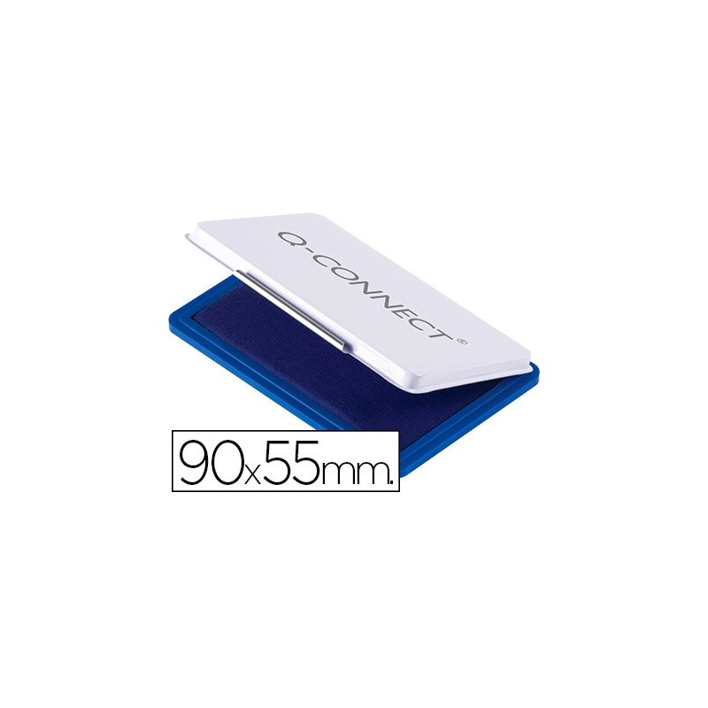 TAMPON Q-CONNECT N¼3 90X55 MM AZUL