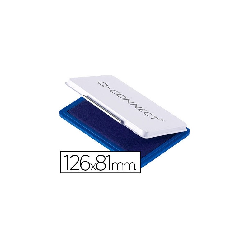 TAMPON Q-CONNECT N¼1 126X81 MM AZUL