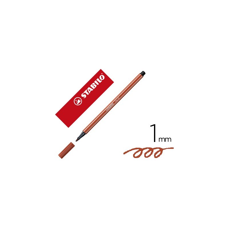 ROTULADOR STABILO ACUARELABLE PEN 68 SIENA TOSTADO 1 MM
