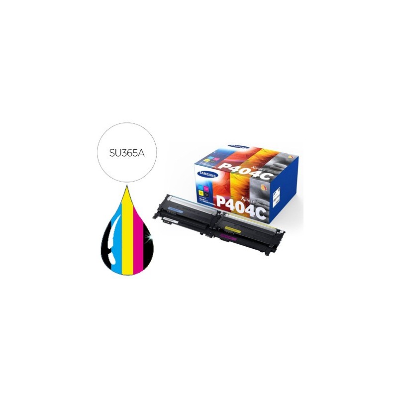 TONER SAMSUNG P404C SL C430W / C480 / C480FN / C480FW / C480W PACK MAGENTA CIAN AMARILLO Y NEGRO 1.000 PAG