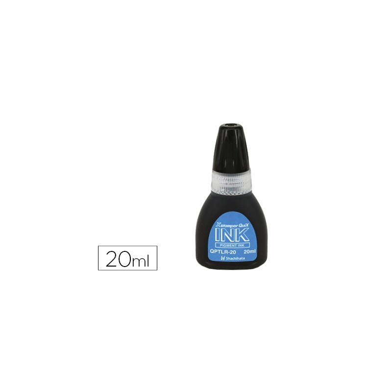 TINTA X'STAMPER QUIX PARA SELLOS NEGRA BOTE DE 20 ML