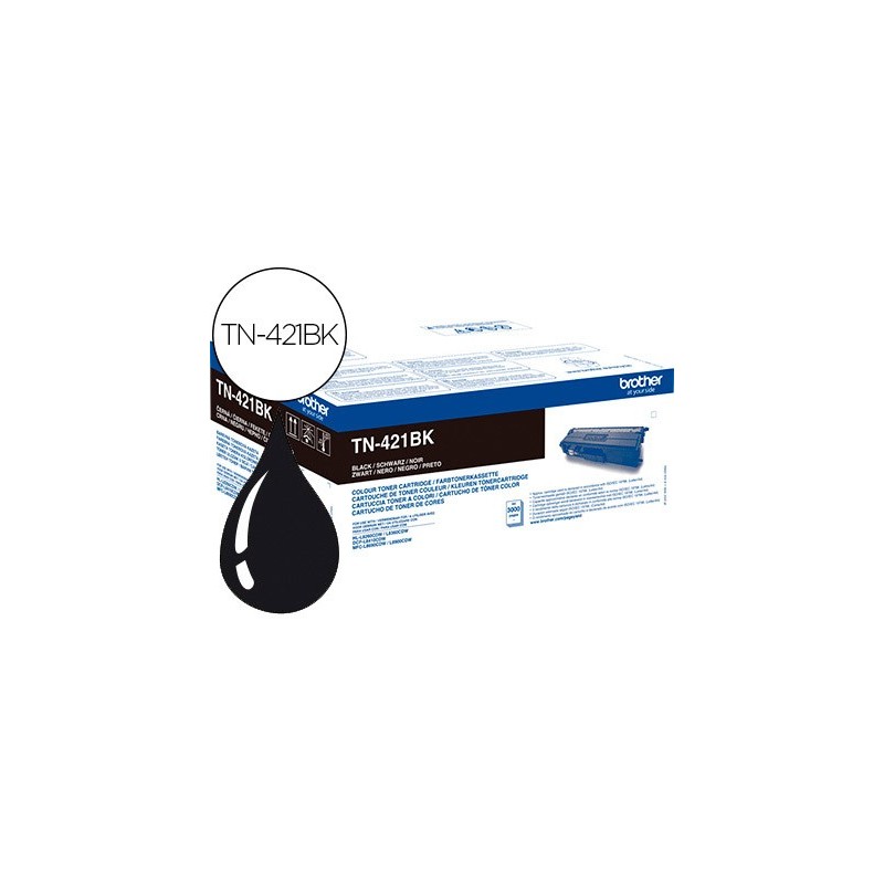 TONER BROTHER TN-421 PARA DCP-L8410 CDN / 8410 CDW / HL-L8260 CDW / MFC-L8360 CDW / 8690 CDW / 8900 CDW NEGRO