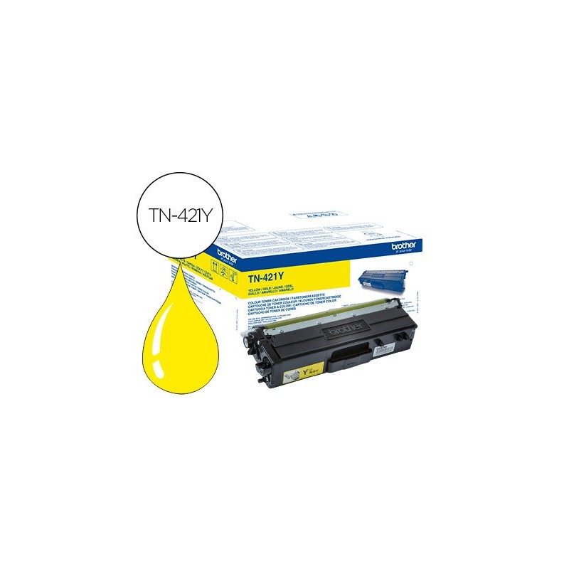 TONER BROTHER TN-421 PARA DCP-L8410 CDN / 8410 CDW / HL-L8260 CDW / MFC-L8360 CDW / 8690 CDW / 8900 CDW AMARILLO
