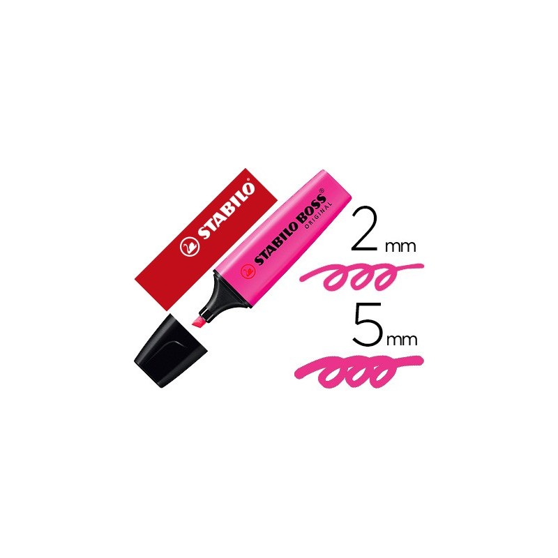 ROTULADOR STABILO BOSS FLUORESCENTE 70 MAGENTA