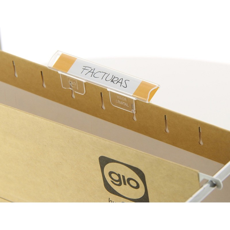 VISOR DE CRISTAL GIO CORTO CRISTAL TRANSPARENTE 8,5X1,5 CM