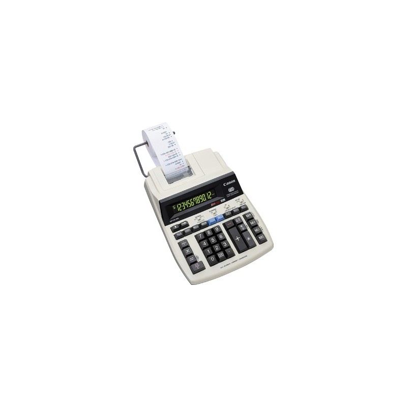 CALCULADORA CANON IMPRESORA MP120 MG ES II PANTALLA LCD ENCHUFE CORRIENTE 12 DIGITOS COLOR GRIS
