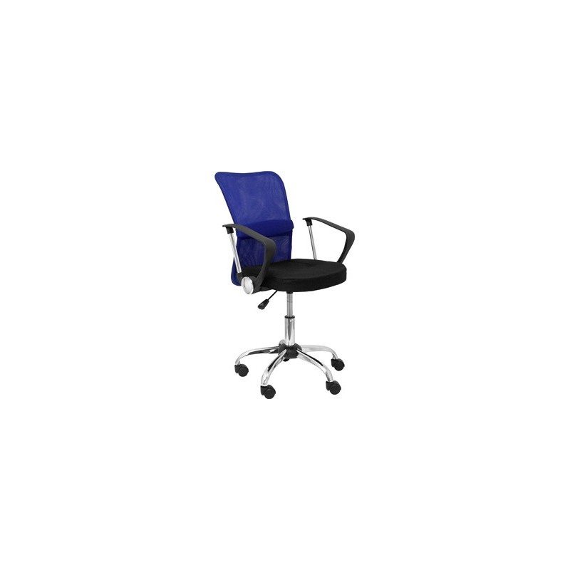 SILLA INFANTIL PYC GIRATORIA BRAZOS FIJOS ASIENTO REGULABLEALTURA ALTO 870+100MM LARGO 540MM PROFUNDIDAD 530MM AZUL