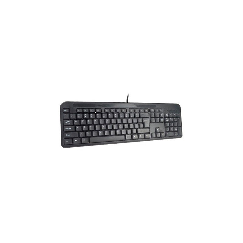TECLADO Q-CONNECT NEGRO CON CABLE 1,5 M COMPATIBLE WINDOWS 95 / 98 / NT / ME / 2000 / XP / 7 / 8 / VISTA