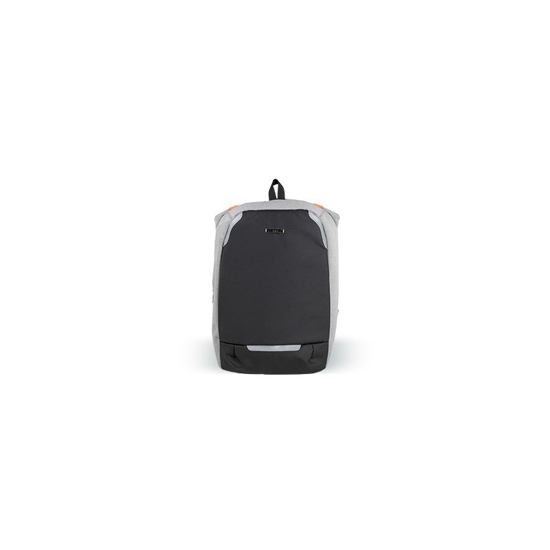 MOCHILA PARA PORTATIL Q-CONNECT 18" NEGRA / GRIS POLIESTER IMPERMEABLE 460X170X310 MM